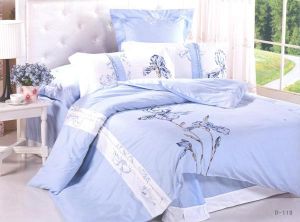 Сатиновое постельное белье с вышивкой D119 Сайлид   ― Нега сна