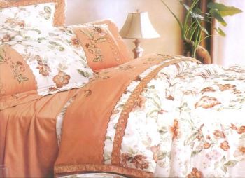 Сатиновое постельное белье с вышивкой D97 Сайлид